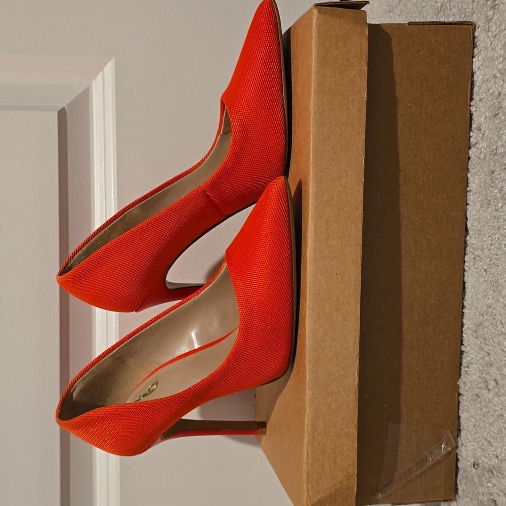 Womens Orange Pumps "Danyah Pump"